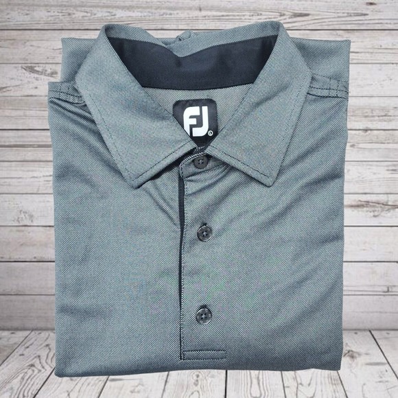 FootJoy Other - FootJoy FJ Men's Gray Short Sleeve Golf Polo Size Large